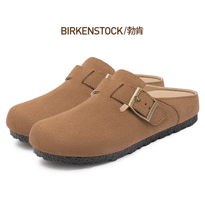 Women's summer new birkenstock shoes breathable slippers soft sole comfortable sandals fashionable versatile casual shoes trendy single shoes