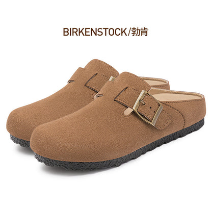 Women's summer new birkenstock shoes breathable slippers soft sole comfortable sandals fashionable versatile casual shoes trendy single shoes