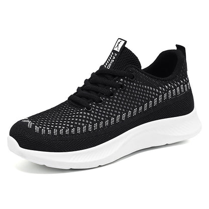 Women's versatile spring mesh breathable sneakers - comfortable casual lightweight running shoes - wholesale available
