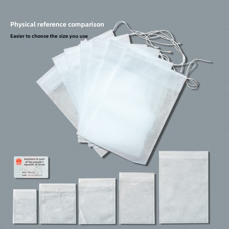 100 non-woven thread tea bags, tea bags, traditional Chinese medicine decoction bags, non-woven seasoning soup slag bags