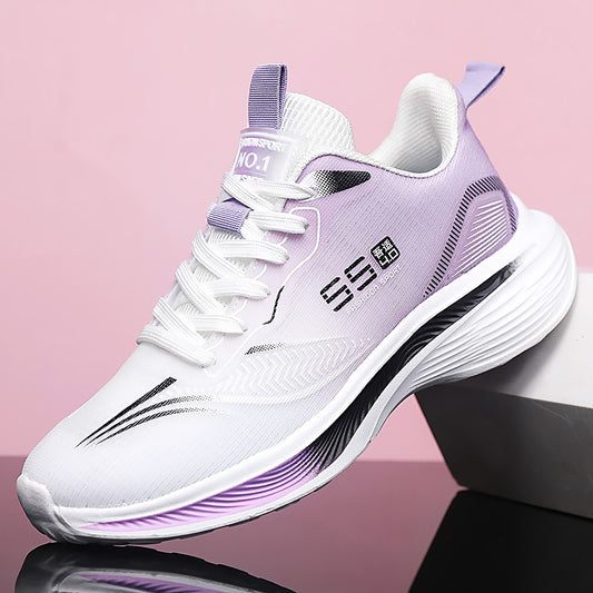 Women's spring ultralight mesh breathable athletic shoes, speed running shoes, versatile casual lightweight soft sole shock-absorbing sneakers