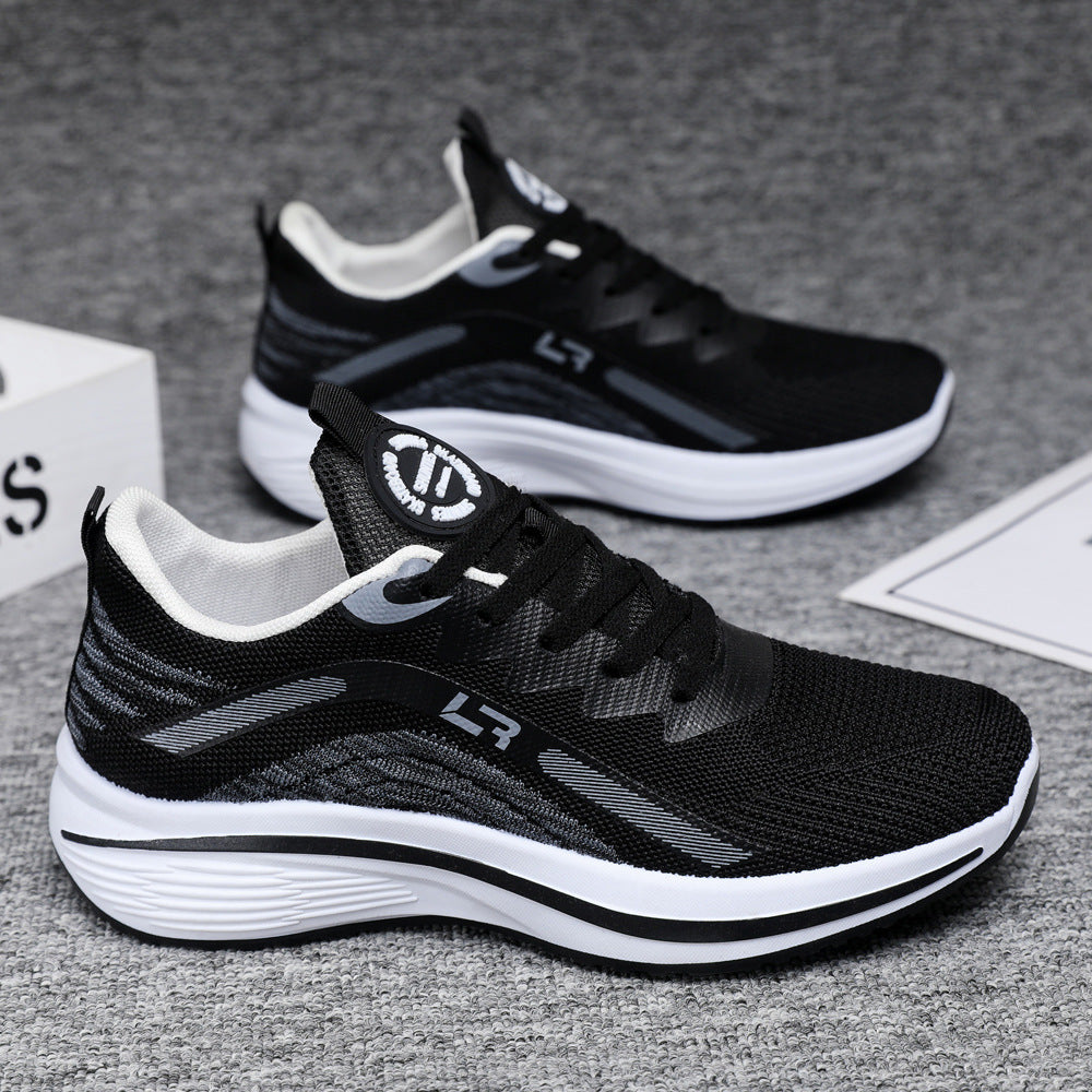 Men's shoes 2025 new korean style men's sneakers spring and autumn soft sole youth running shoes trendy men's shoes wholesale