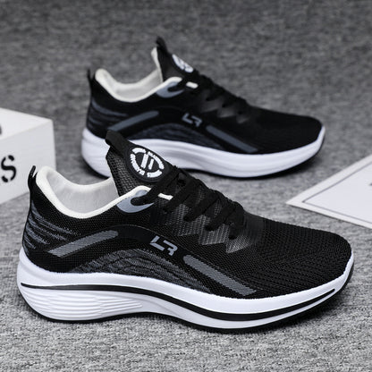 Men's shoes 2025 new korean style men's sneakers spring and autumn soft sole youth running shoes trendy men's shoes wholesale