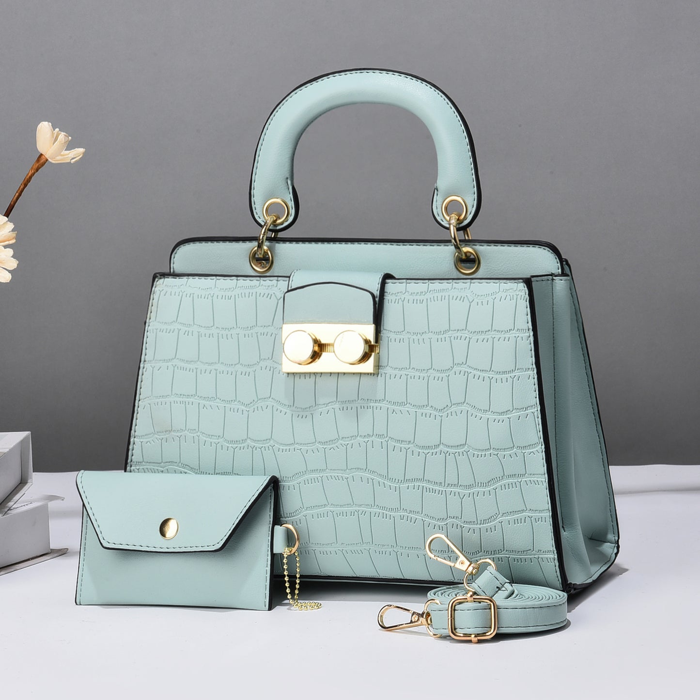 New women's handbags 2024: stylish shoulder bag, fashionable embossed mother-daughter bag, crossbody, shoulder bag, and tote bag - dropshipping available