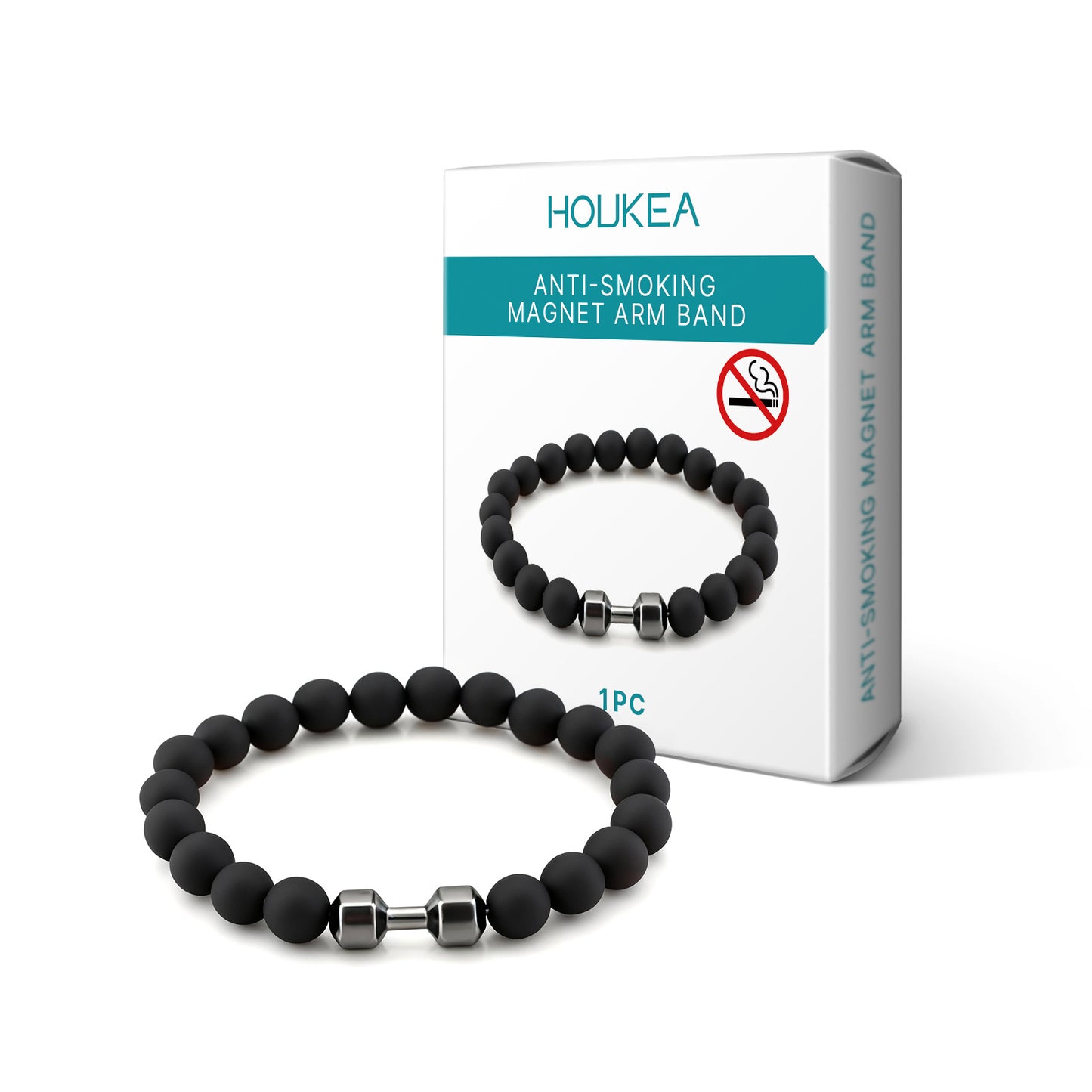 HOUKEA Volcano Stone Bracelet, Men's Bracelet Fashion Item Design Natural Ingredients Daily Wear Bracelet