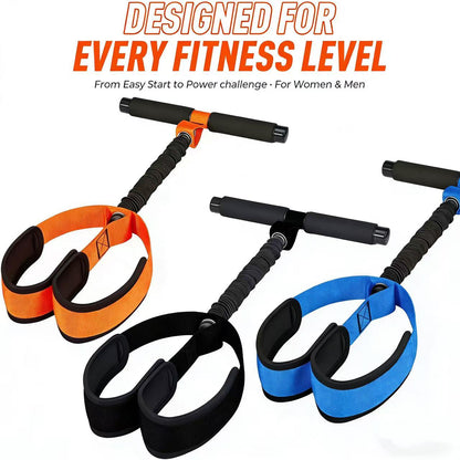 Cross-border pedal tensioner sit-up auxiliary fitness device foot pedal beautiful legs for home foot pedal tension rope high elasticity