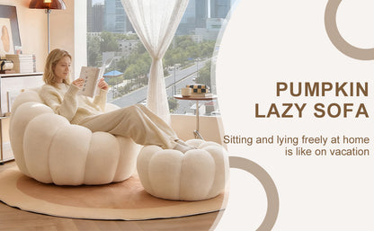 Lazy pumpkin compressed sofa single double reclining sleeper bedroom living room balcony sofa chair