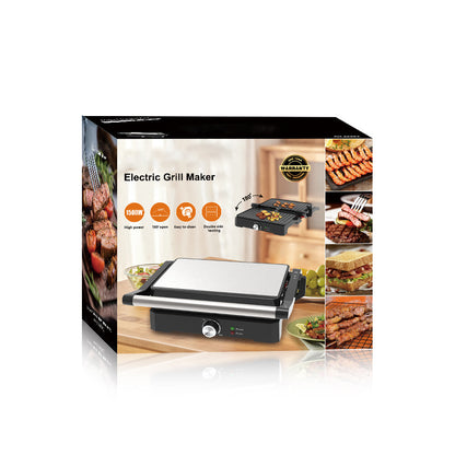 Bestselling panini maker & sandwich maker for export - 180° reclining steak maker, grill, and burger press for home use