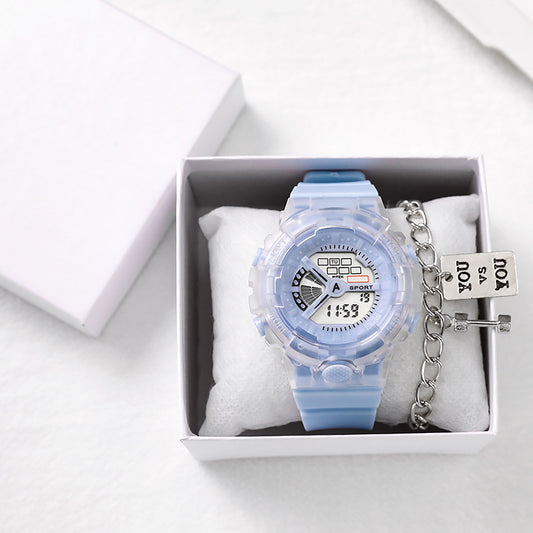 Trending square watch for women - influencer style, instagrammable, preppy, quartz, student-friendly, minimalist, korean-inspired, digital watch
