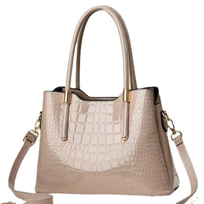 Handbag for women 2024 new large capacity fashionable middle-aged mom bag trendy shoulder crossbody bag - dropshipping available