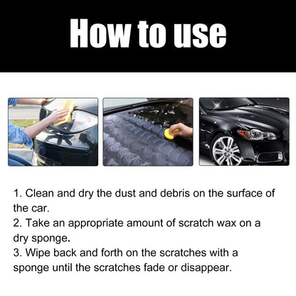 Rayhong Car Scratch Wax, Car Paint Protection Polishing Scratch Removal Maintenance Paint Repair Cleaning Decontamination Abrasive