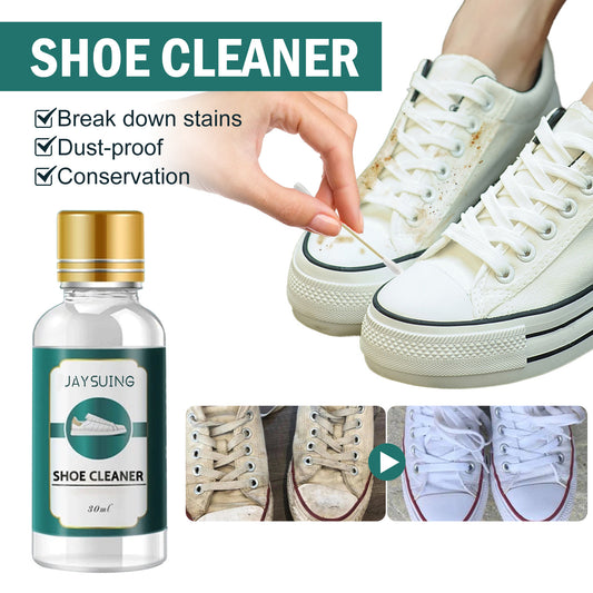 JAYSUING little white shoe cleaner, shoe edge black decontamination cleaning, whitening, one wipe is white, no water cleaning agent