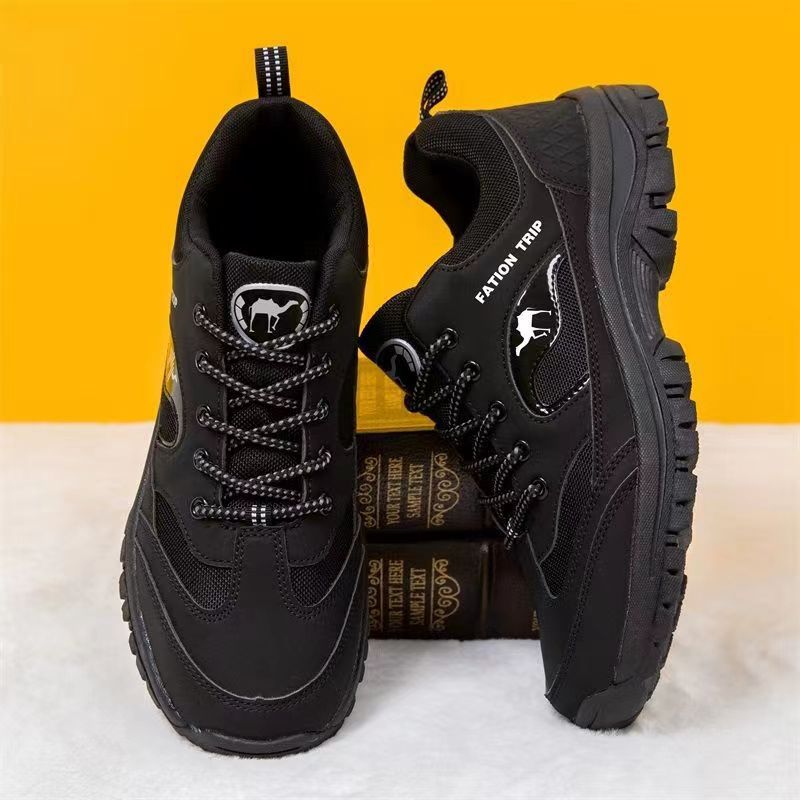 Men's outdoor hiking shoes - trendy dad sneakers, soft sole, anti-slip, wear-resistant trekking shoes - cross-border wholesale