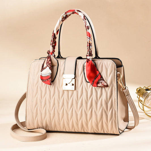 2026 winter new arrivals: trendy, fashionable, fresh, and sweet women's embossed shoulder, crossbody, and tote bag - dropshipping available