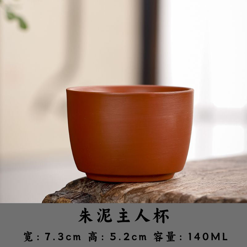 Zhuni purple sand small thermos office mug with lid for home creative stewing teapot cup large capacity tea cup