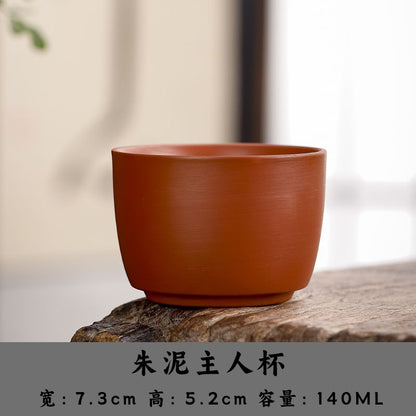 Zhuni purple sand small thermos office mug with lid for home creative stewing teapot cup large capacity tea cup