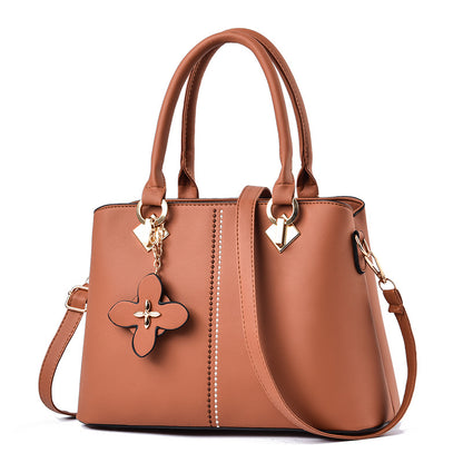 Trendy bags 2026 new korean style women's bag fashion handbag trendy pu leather structured large capacity shoulder bag crossbody bag