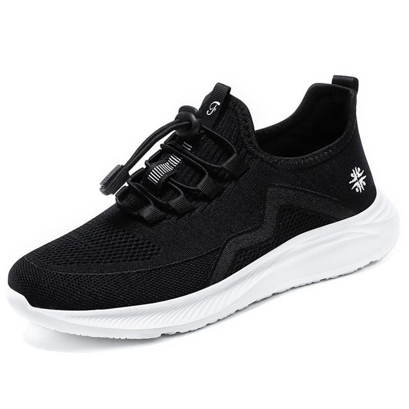 Women's spring soft sole sneakers - lightweight, comfortable, and casual shoes for middle-aged and elderly women - stylish and versatile single shoes