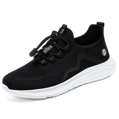 Women's spring soft sole sneakers - lightweight, comfortable, and casual shoes for middle-aged and elderly women - stylish and versatile single shoes