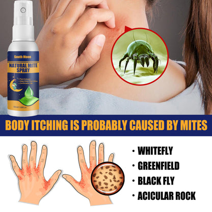 South moon mite net spray, home bedroom sofa quilt fabric mite removal spray lice egg mite removal