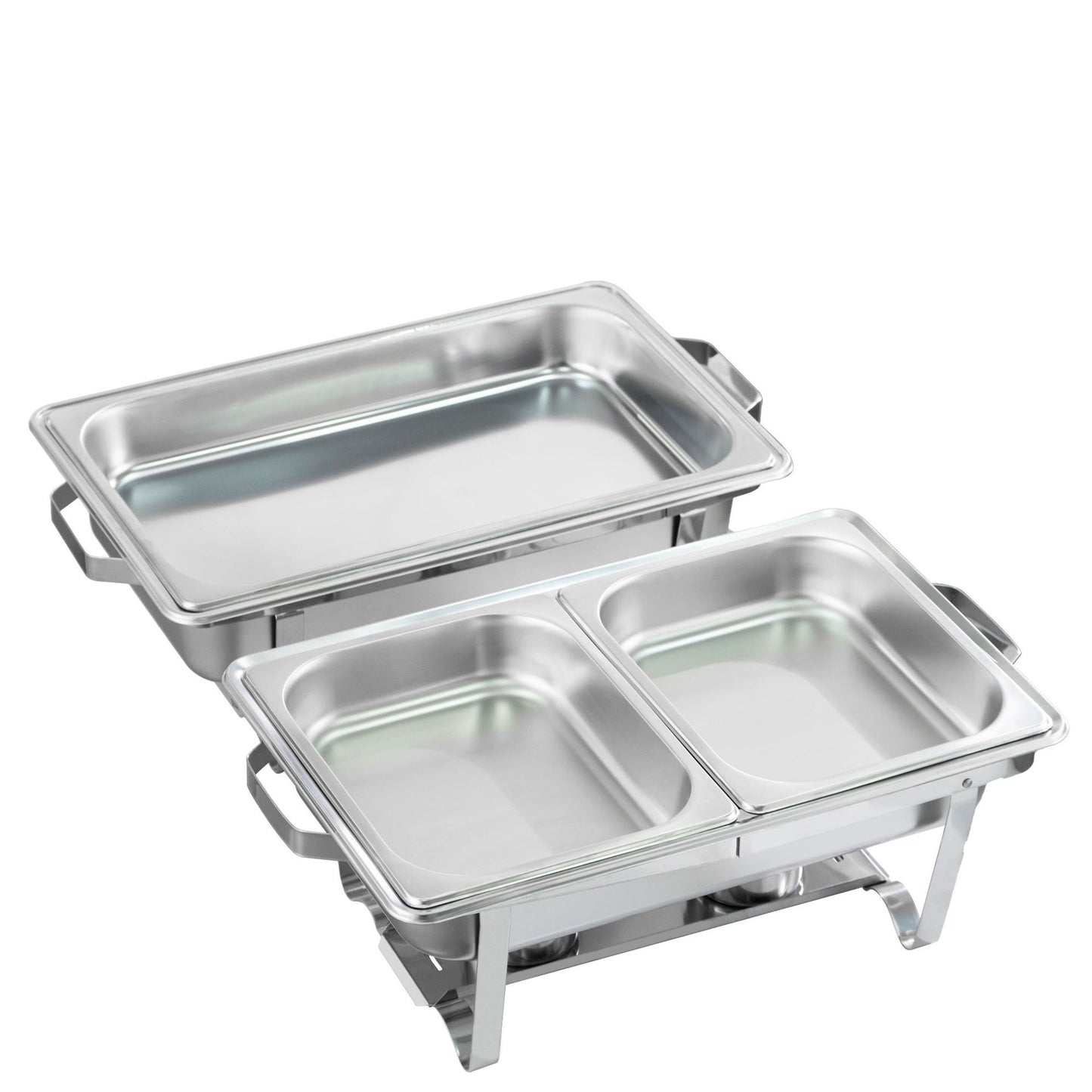 Cross-border stainless steel buffet stove commercial buffet hotel restaurant heating compartment container alcohol heat preservation stove