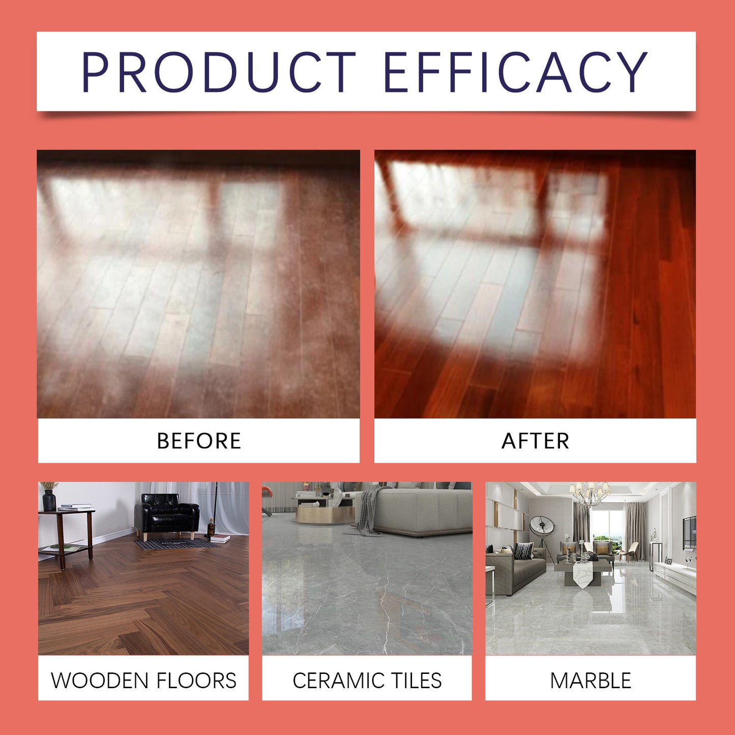 Jakehoe floor cleaner, floor tile tile wood floor descaling odor removal brightening polishing multi-purpose cleaning