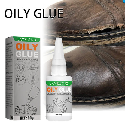 Jaysuing caster glue, transparent waterproof, oily raw glue, shoe repair instant adhesive, plastic metal solder