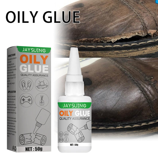 Jaysuing caster glue, transparent waterproof, oily raw glue, shoe repair instant adhesive, plastic metal solder
