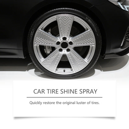 Hikmarion tire gloss spray, car tire gloss polish Durable for daily maintenance