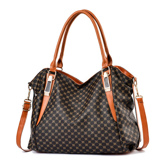 Middle-aged ladieswear bag 2026springnew arrivaltrendyfashionsatchel large capacity shoulder crossbody women's bag dropshipping