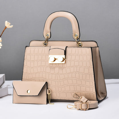 New women's handbags 2024: stylish shoulder bag, fashionable embossed mother-daughter bag, crossbody, shoulder bag, and tote bag - dropshipping available