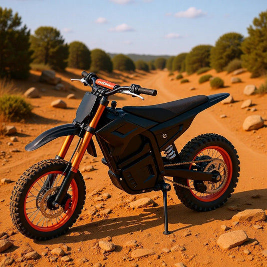 two-wheeled off-road electric motorcycle high-speed sports beach off-road light and long-range electric vehicle