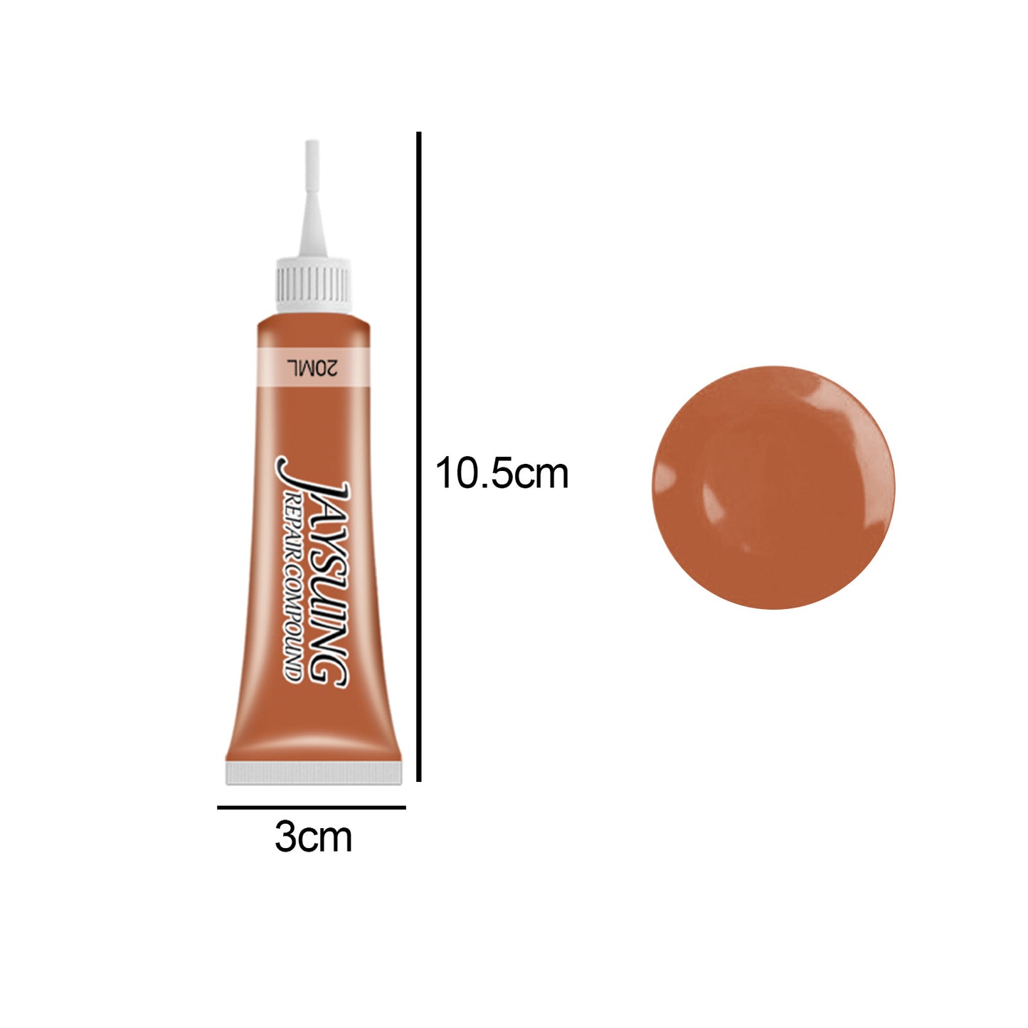 Jaysuing Leather Complementary Color Cream, Leather Coat Leather Shoe Stain Car Leather Seat Leather Renovation Complementary Color