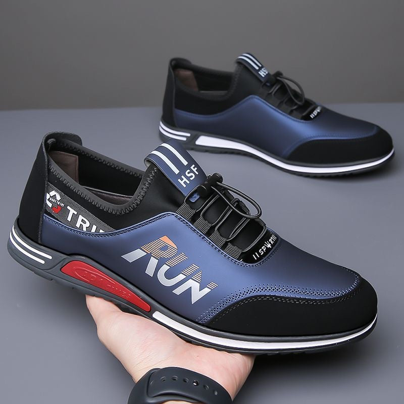 Men's flat shoes - summer lightweight slip-on casual shoes, anti-slip soft sole driving shoes, cross-border e-commerce