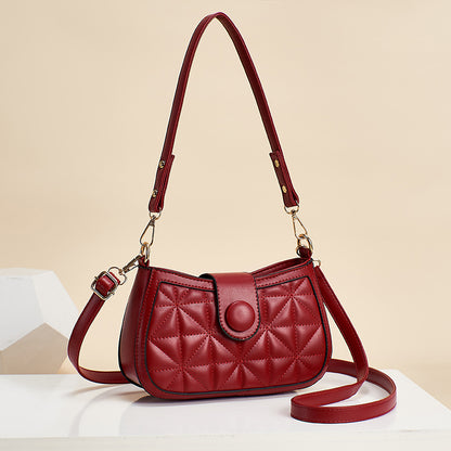 2026 spring new trendy fashion diamond lattice women's bag chain chic korean style small square bag casual shoulder crossbody bag