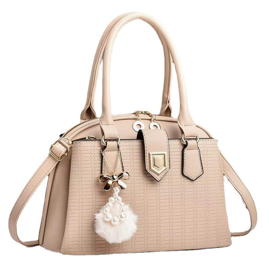Fashion embossed women's bag 2026 casual large capacity satchel bag k-style high-end new shoulder crossbody bag wholesale