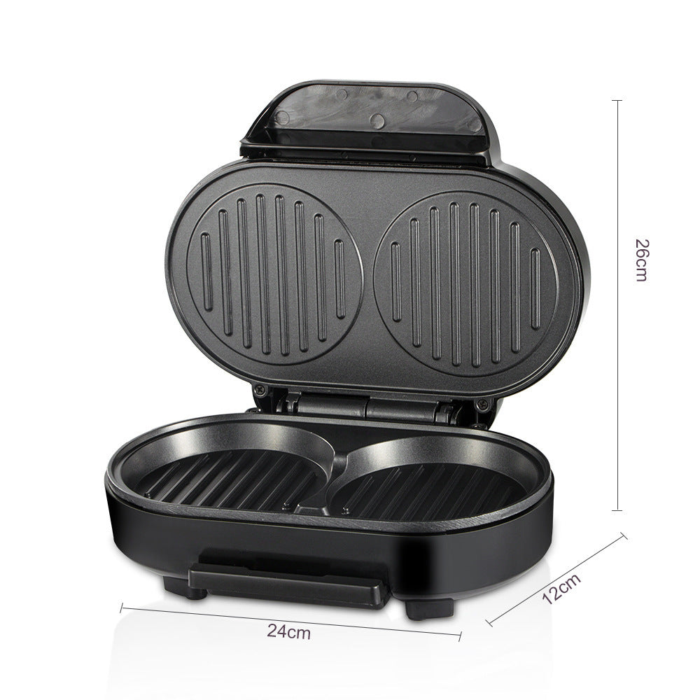 Household european standard breakfast maker - cross-border egg burger maker, egg frying & steak maker, pancake maker, and crêpe maker