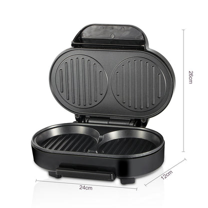 Household european standard breakfast maker - cross-border egg burger maker, egg frying & steak maker, pancake maker, and crêpe maker